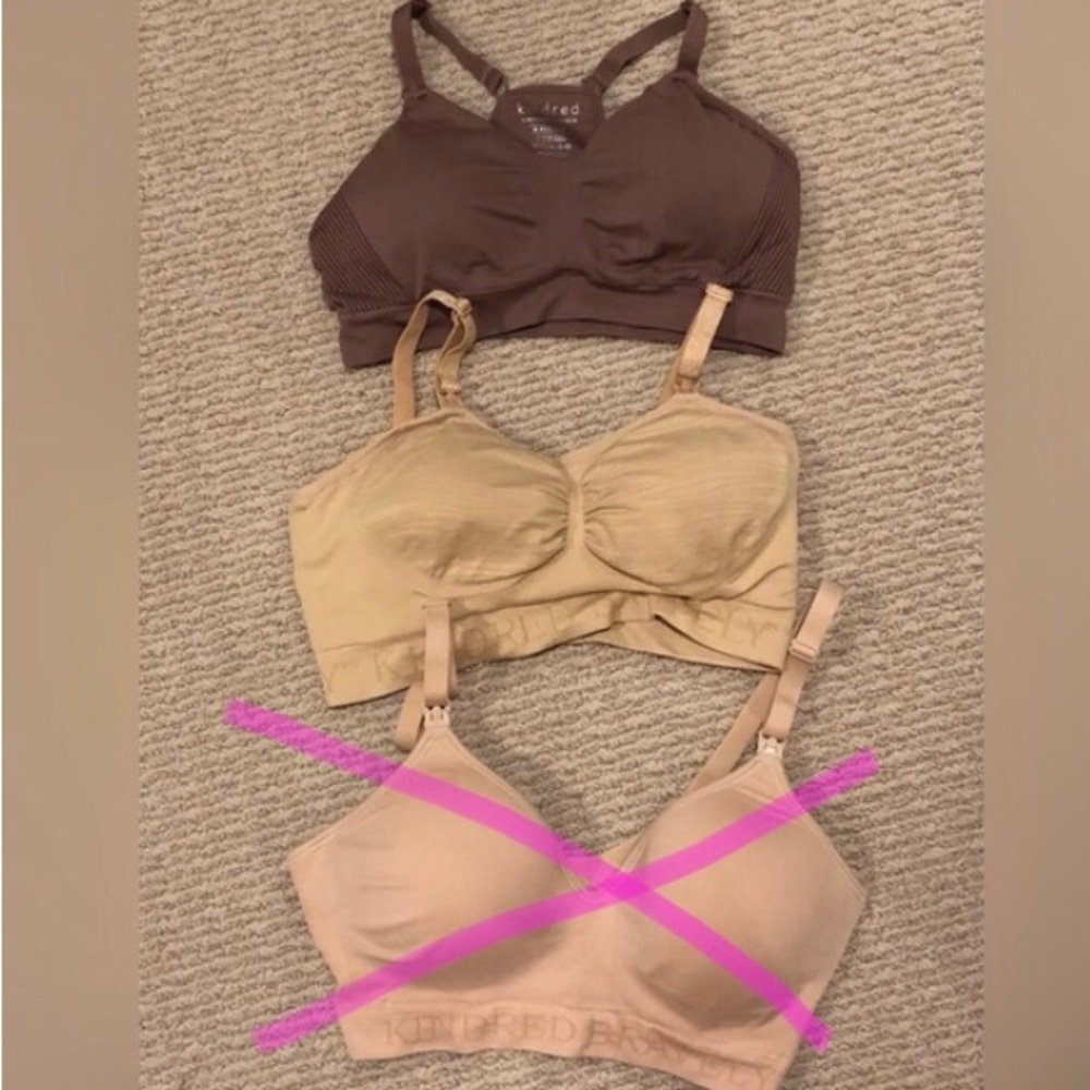 Kindred Bravely - 2 pumping bras, size M